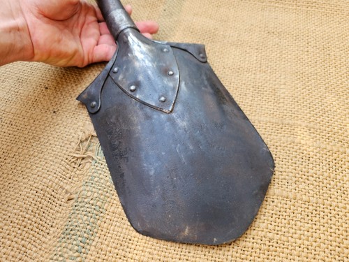 Origian WWI WWI GERMAN 1915 Bleckmann Mürzzuschlag Military Trench Shovel - Picture 9 of 16