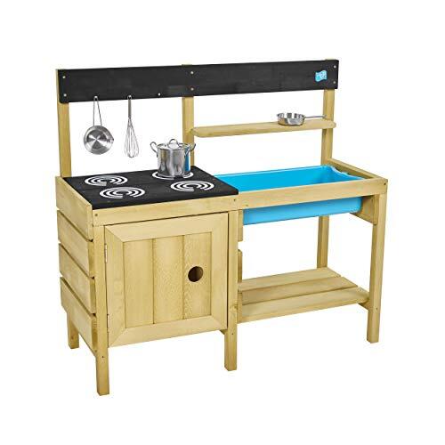 TP Toys Wooden Mud Kitchen Cucina di Fango in Legno Junior Chef, Colore, (n2C)