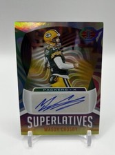 2021 Panini Illusions Mason Crosby Superlatives Auto SU-50 Green Bay Packers