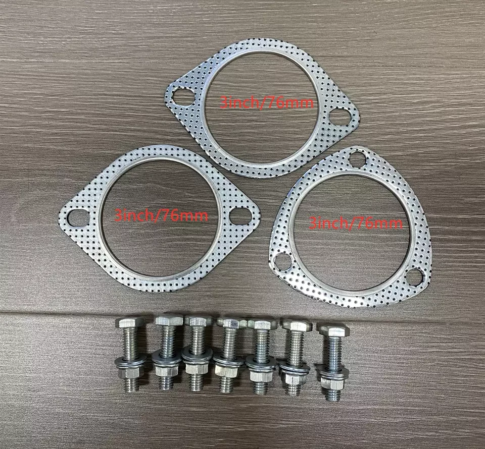 Kit de herrajes de junta de escape Skunk 2 de 3 pulgadas 76 mm para Honda Civic Acura Interg Foto 2 de 3