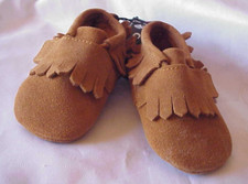 Genuine Leather Wonder Nation Moccasins Size 3
