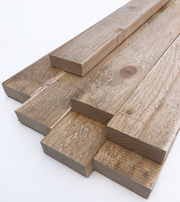 18 Sanded Reclaimed Wood Boards — 80cm 3"x1" Timber for Home DIY Crafts Project
