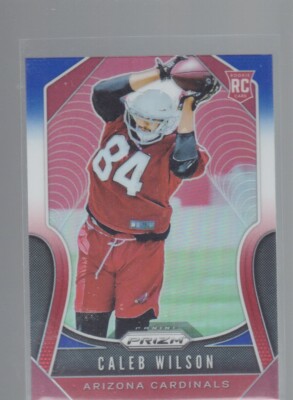 CALEB WILSON 2019 PANINI PRIZM RED WHITE AND BLUE PRIZM ROOKIE CARD ...