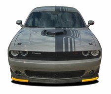 Shakedown Style Fits 14 & UP Challenger Shaker Hood Rally Stripes Graphic Dodge