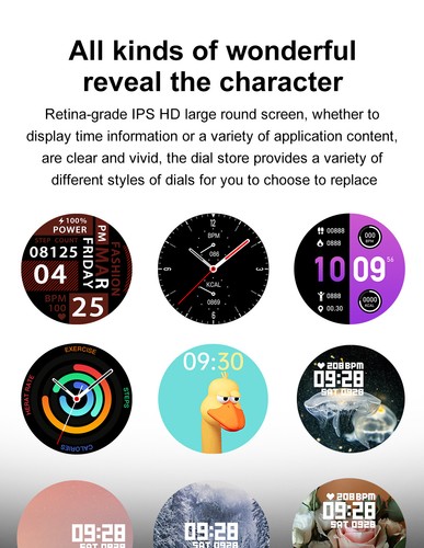 Men Women Bluetooth Smart Watch Sport Wristwatch for Android iOS Cellphones - Picture 2 of 20