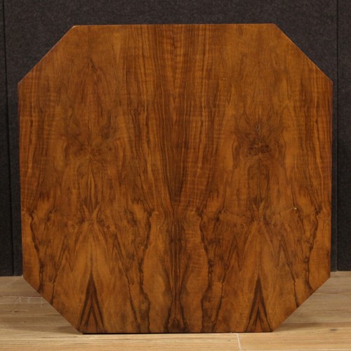 Tavolino design mobile tavolo basso da salotto moderno legno di noce XX secolo - Foto 11 di 11
