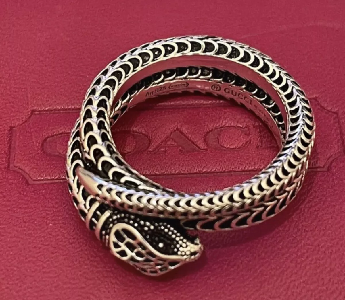 Snake ring shop gucci