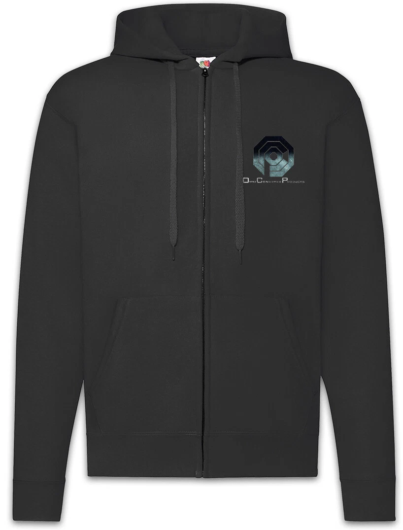 Omnicorp Logo I Zipper Hoodie Robo Cop Omni Products Police Robocop Tv