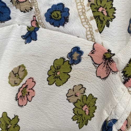 ASOS Design Size AU8 US4 Ivory Floral Viscose Faux Wrap V Neck Midi Dress NWT - Picture 11 of 13