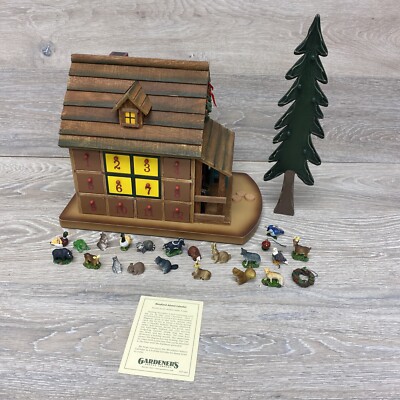 Advent Calendar Cabin Woodland Rustic Rotating Wooden Christmas READ | eBay advent-calendar-cabin-woodland-rustic-rotating-wooden-christmas-read-ebay