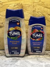 Tums Ultra Strength 1000 Chewable Assorted Fruit 160 tabs  72 Assorted Berries.