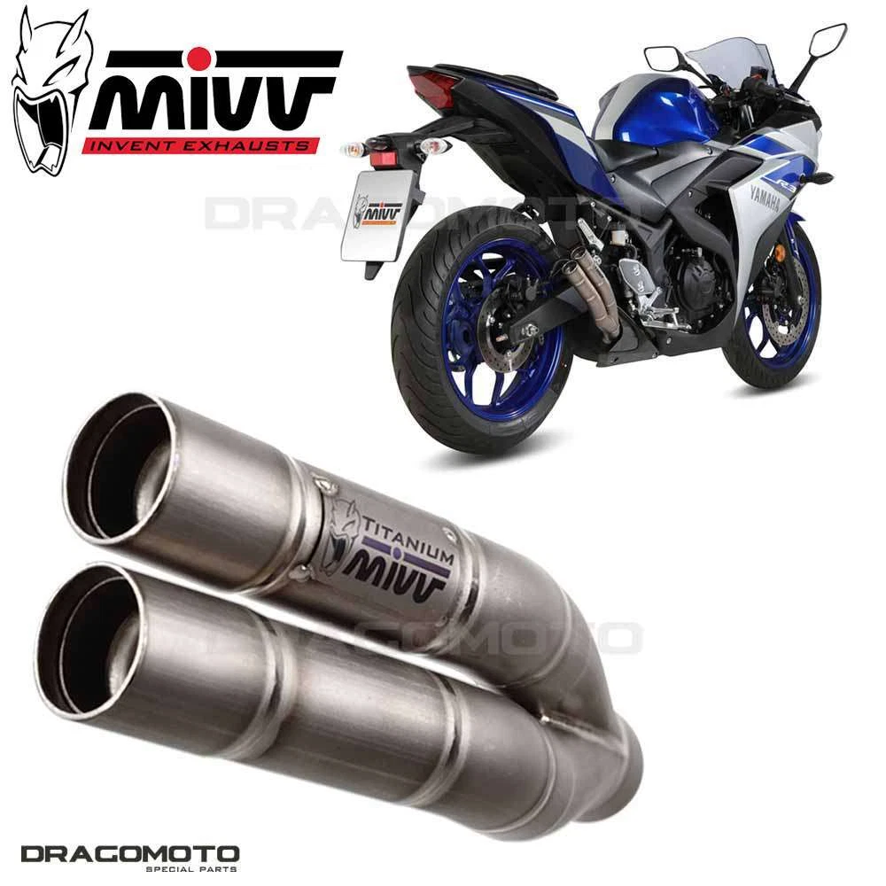YAMAHA YZF R25 2017 2018 Auspuff Double Gun MIVV Titan TT eBay