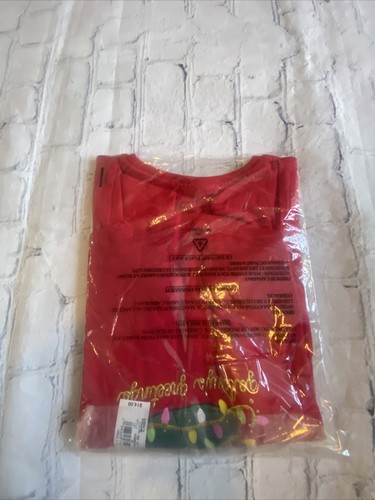 The Mandalorian Grogu Baby Yoda Star Wars Christmas Long Sleeve Shirt Kids Sz 5 - Picture 3 of 3