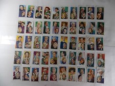 Ogdens Cigarette Cards Actors Natural & Character Studies 1938 Complete Set 50