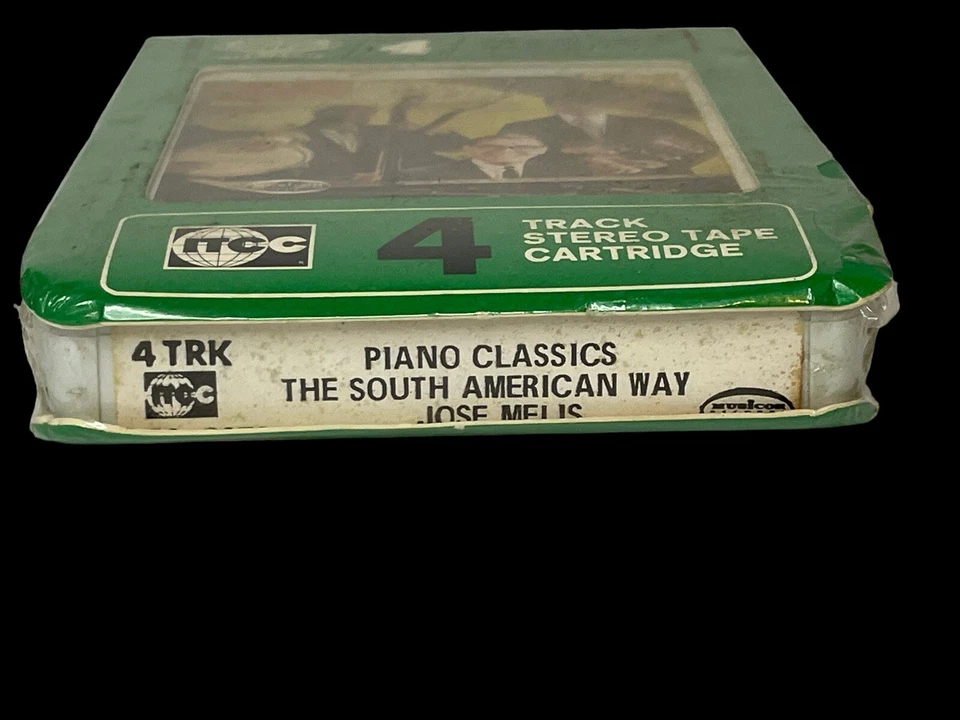 Jose Melis "Piano Classics The South American Way" Stereo 4-Track Cartridge NOS - Image 2 of 4