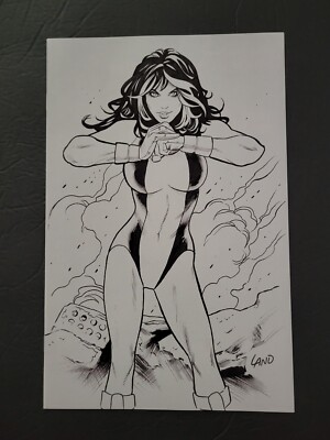 She-Hulk #13 Rare 1:50 Greg Land Sketch Variant NM Gem Wow