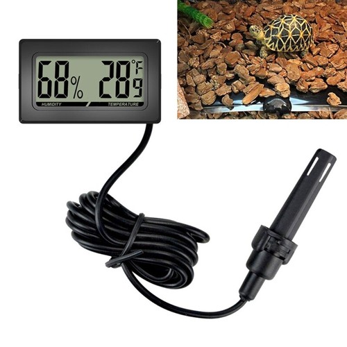 Digital Display Thermometer Humidity Gauge for Lab Room Reptiles Incubators - Picture 2 of 15