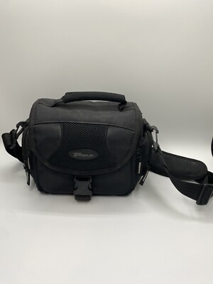 Targus Camera Bag With Shoulder Strap Black W Several Zippers & Pouches- Flaws