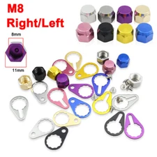 Baitcasting Fishing Reel L&R Screw Nut Locking Cap Crank Handle for Shimano Abu