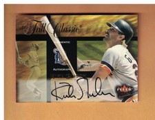 Kirk Gibson Autographed 2002 Fleer Ultra FALL CLASSIC INSERT CARD DETROIT TIGERS