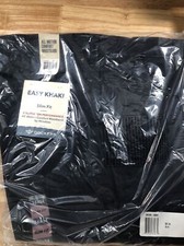 Dockers Men's Easy Khaki Slim Fit Pants - 36x34 Black New