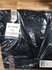 Dockers Men's Easy Khaki Slim Fit Pants - 36x34 Black New