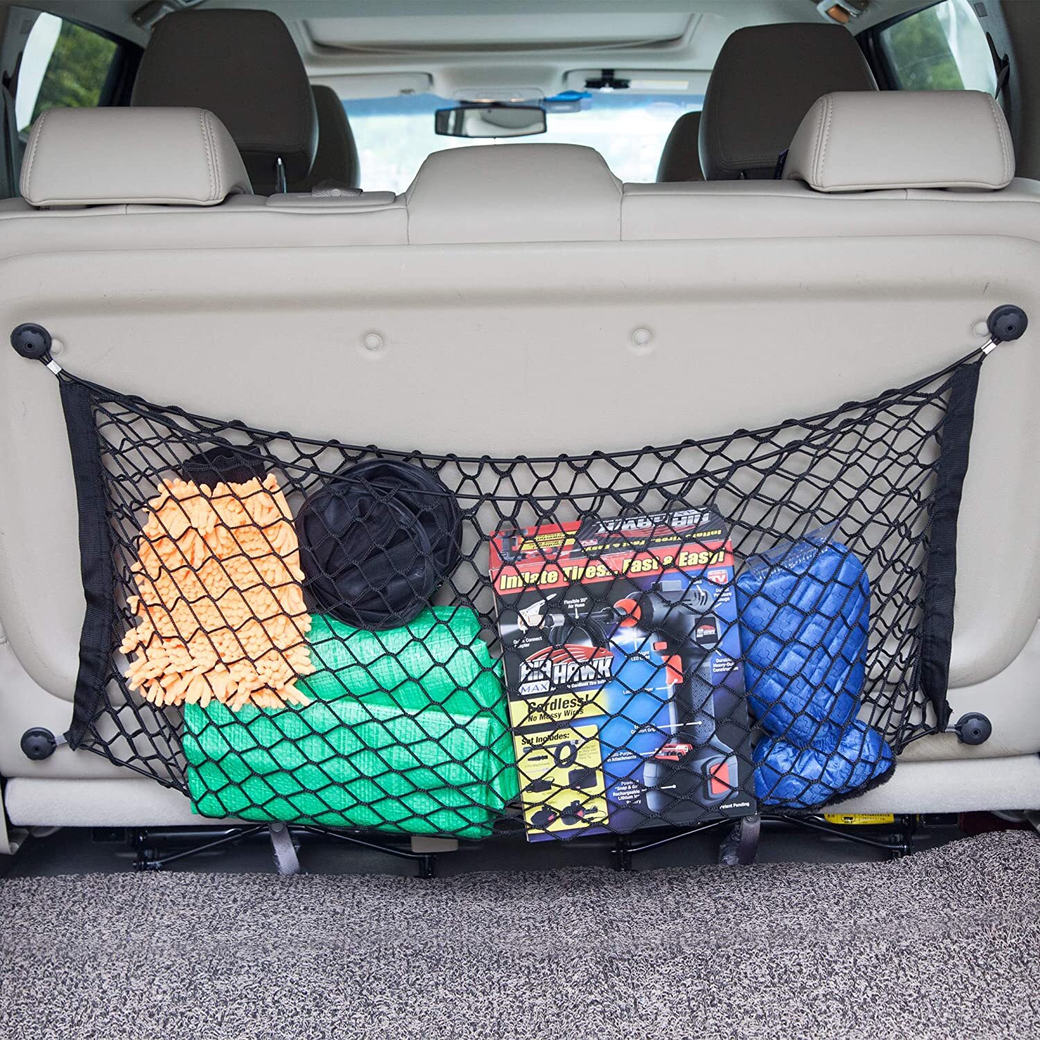 New Car Trunk Organizer Mesh Storage Cargo Net for SUBARU OUTBACK 2000-2025 US
