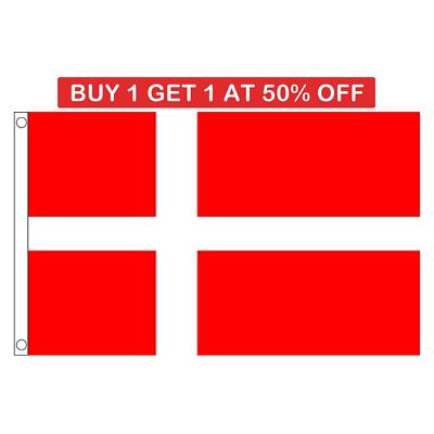 Dänemark Dänische Flagge 5' x 3' Olympische Spiele WM Nationalfeiertag Sport Fan Unterstützung
