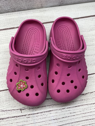 Crocs Kid's Pink Baya Clog Unisex ~ child size 1 - Picture 10 of 10