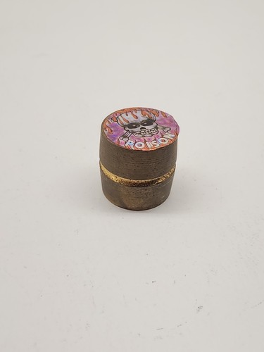 Pog Slammer de latón liso vintage de más de 1" de espesor veneno para cráneo - Imagen 2 de 4