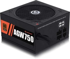 Power Supply 750W 80 Bronze Certified PSU Semi Modular ATX Power Supply AGW750 