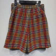 Lacoste Vintage Wool Tartan Shorts 26-27 Inches