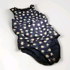 Draper James Land s End Blue Magnolia Tankini Swimsuit Top Size 6 Bottoms Size 4