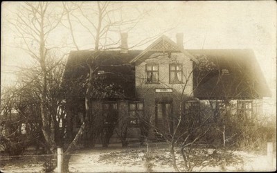 Photo Postcard Slangerup Denmark, House, Garden, Winter, Aurora - 4067102