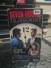 Seven Hours To Judgment VHS Media 1988 Beau Bridges , Leibman Phillips Rare oop