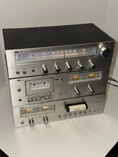 Montgomery Ward Airline 3 Component Stereo System  Cassette 8 track & Receiver