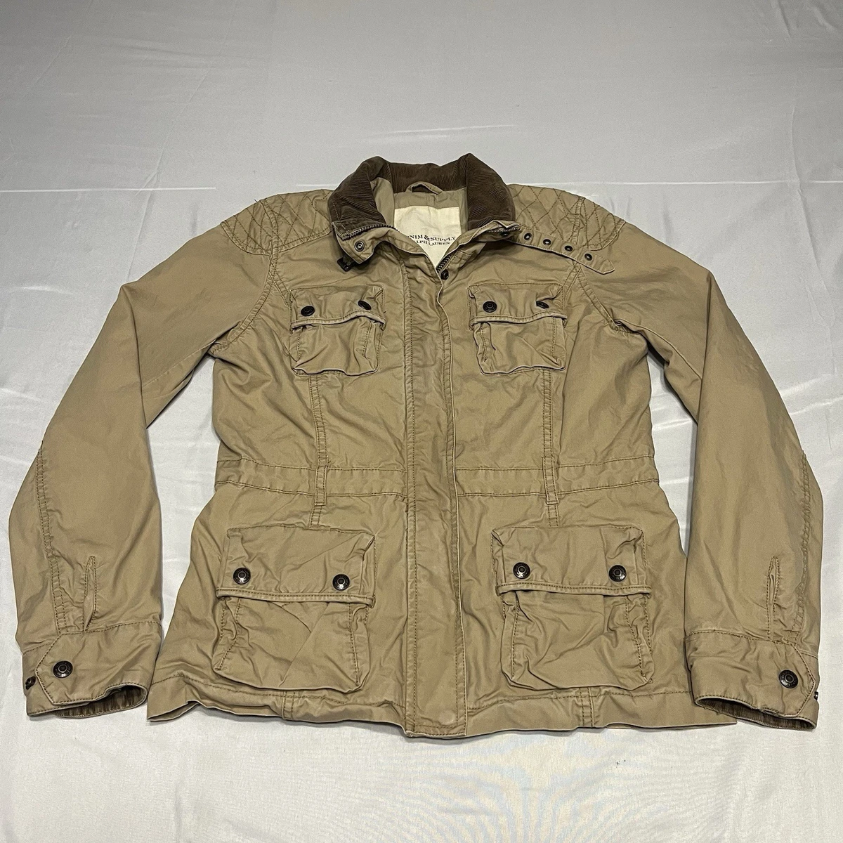 Denim & Supply Ralph Lauren Military Jacket Solid Coats, Jackets