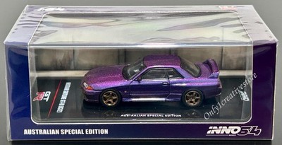 INNO64 Nissan Skyline GT-R R32 Australian Special Edition 1:64 Midnight Purple