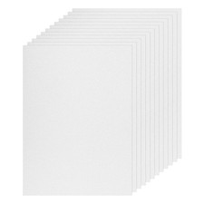 10 Sheet A4 Glitter Silver Card Stock, 8"x11" Paper for DIY Crafts