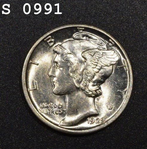 1929-S Mercury Dime "CH BU FB"