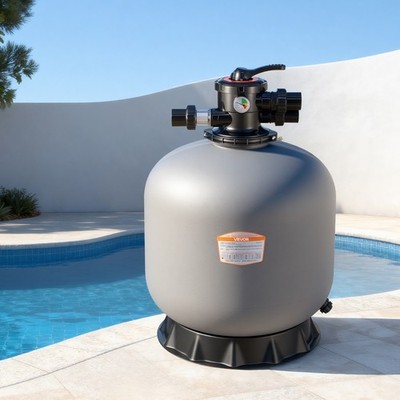 VEVOR Sand Filter 24 in Above Inground Swimming Pool Sand Filter 7-Way Valve