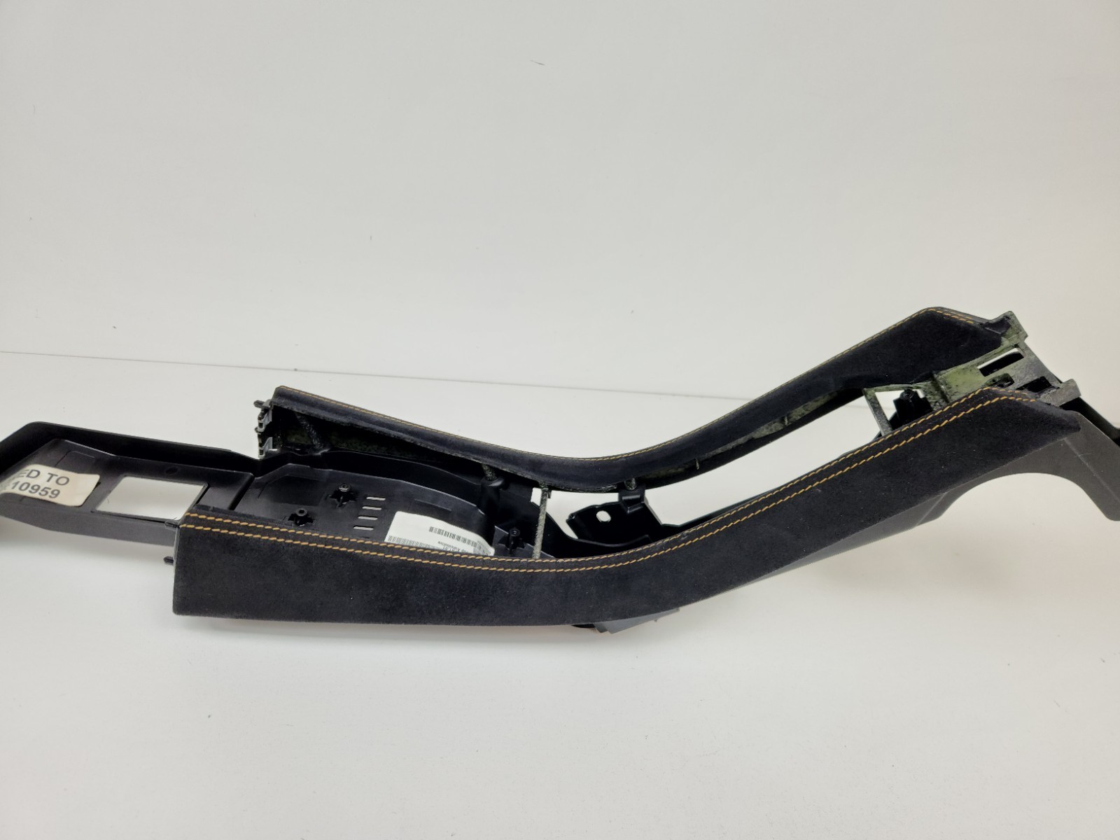 2015-2017 MCLAREN 675LT FRONT CENTER CONSOLE UPPER SUPPORT PANEL ALCANTARA OEM 