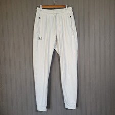 Under Armour Sportstyle Joggers Athletic Training Pants Loose Fit Cream Men's MD