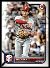 2022 Bowman Alec Bohm Philadelphia Phillies #31