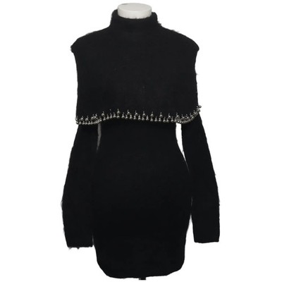 H&M Edition, Kleid, Größe: XS, Schwarz, Polyamid/Viskose, Einfarbig, Damen #bW1
