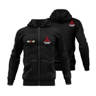 Racing Hoodie Jacket / Embroidered Streetwear Gift for Mitsubishi Ralliart Fans