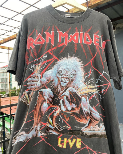 A Real Live One Iron M. Band Tee, Big Print, 90s Vintage Graphic T-Shirt 104838 - Picture 1 of 6