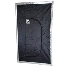 Hydrofarm BHZD Black Hatch Zipper Door 57 1/2" W x 96" H