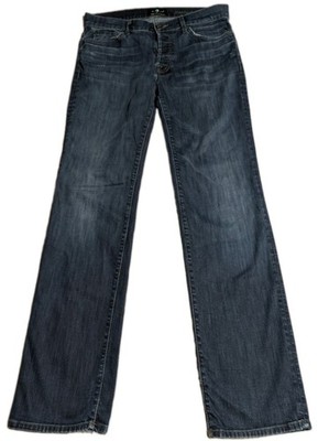 7 For All Mankind Jeans Mens 33 Blue Luxe Performance Standard Straight Stretch