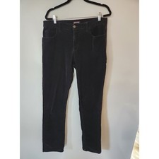 Michael Kors Black Corduroy Pants 34x34 Straight Leg Classic Casual Men